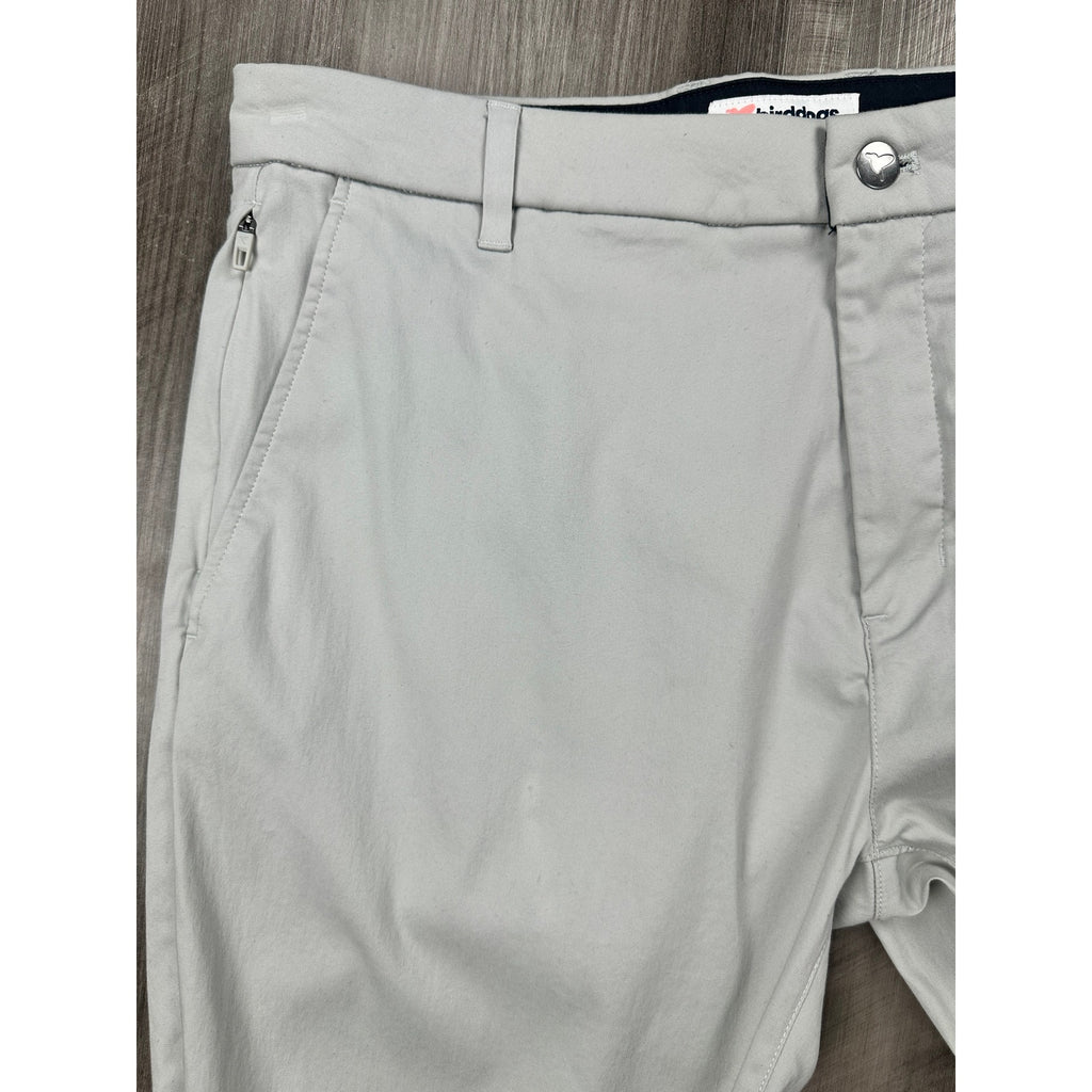 Birddogs Stretch Performance Khakis in Gray Khaki — Size 34x34 // Preowned