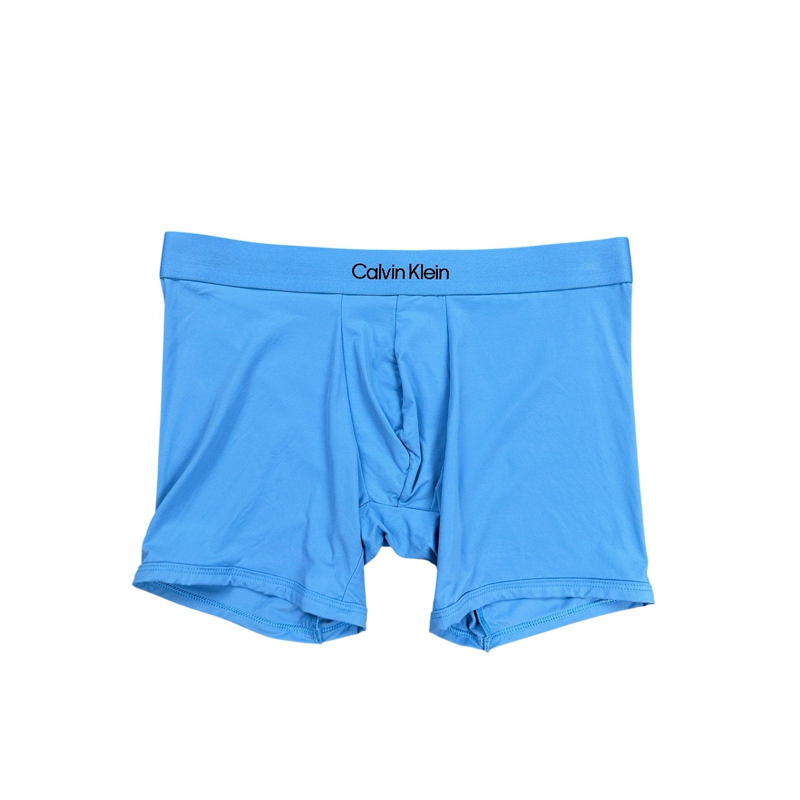 Calvin Klein Microfiber Stretch Contour Boxer Brief 3-Pack in Blue Green Black — Size Small
