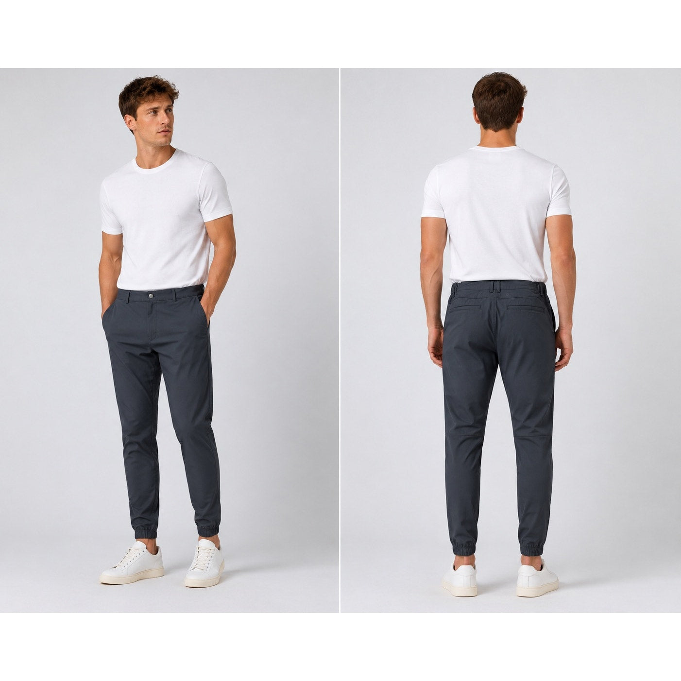 Cuts Clothing AO Slim Fit Jogger Chinos in Black — Size XL // Preowned