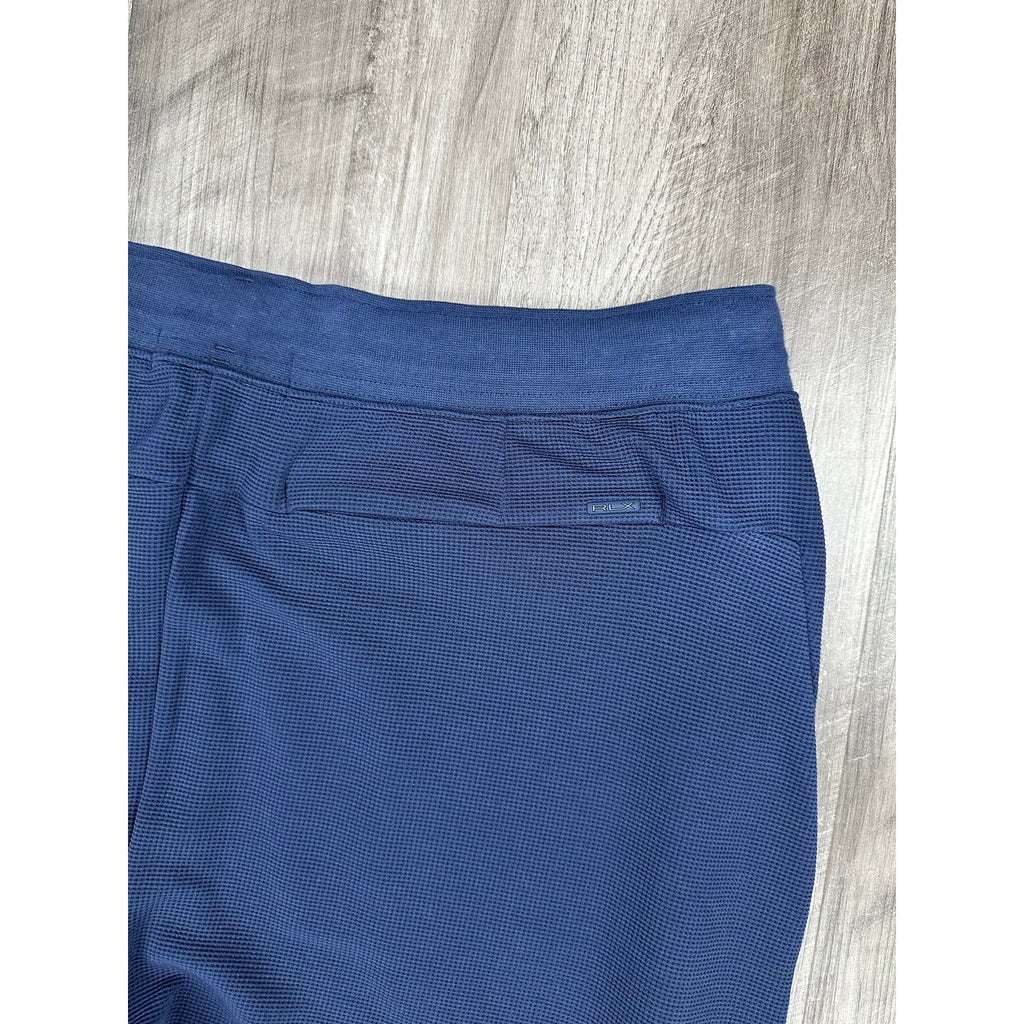 RLX Ralph Lauren Performance Waffle-Knit Jogger Pants in Navy — Size 2XL