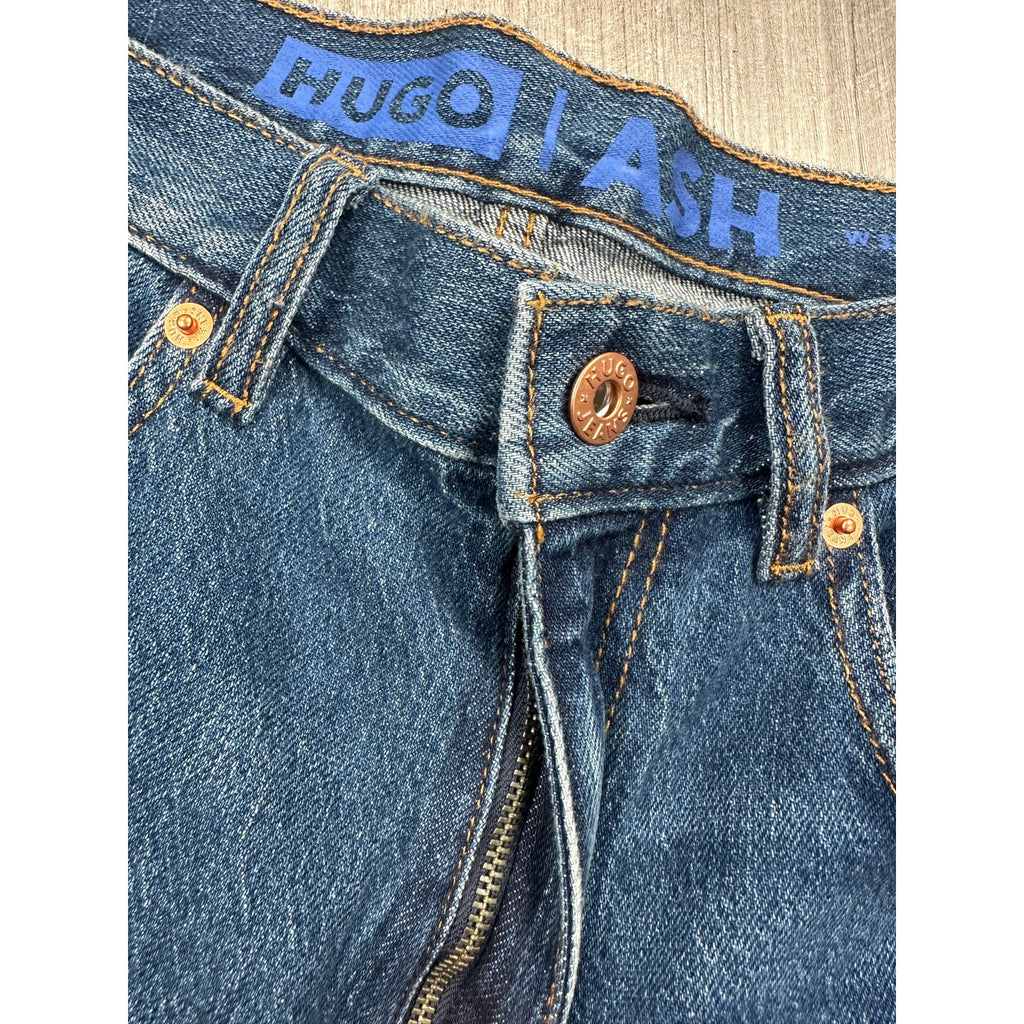 HUGO Ash Slim Fit Jeans in Blue — Size 32x32