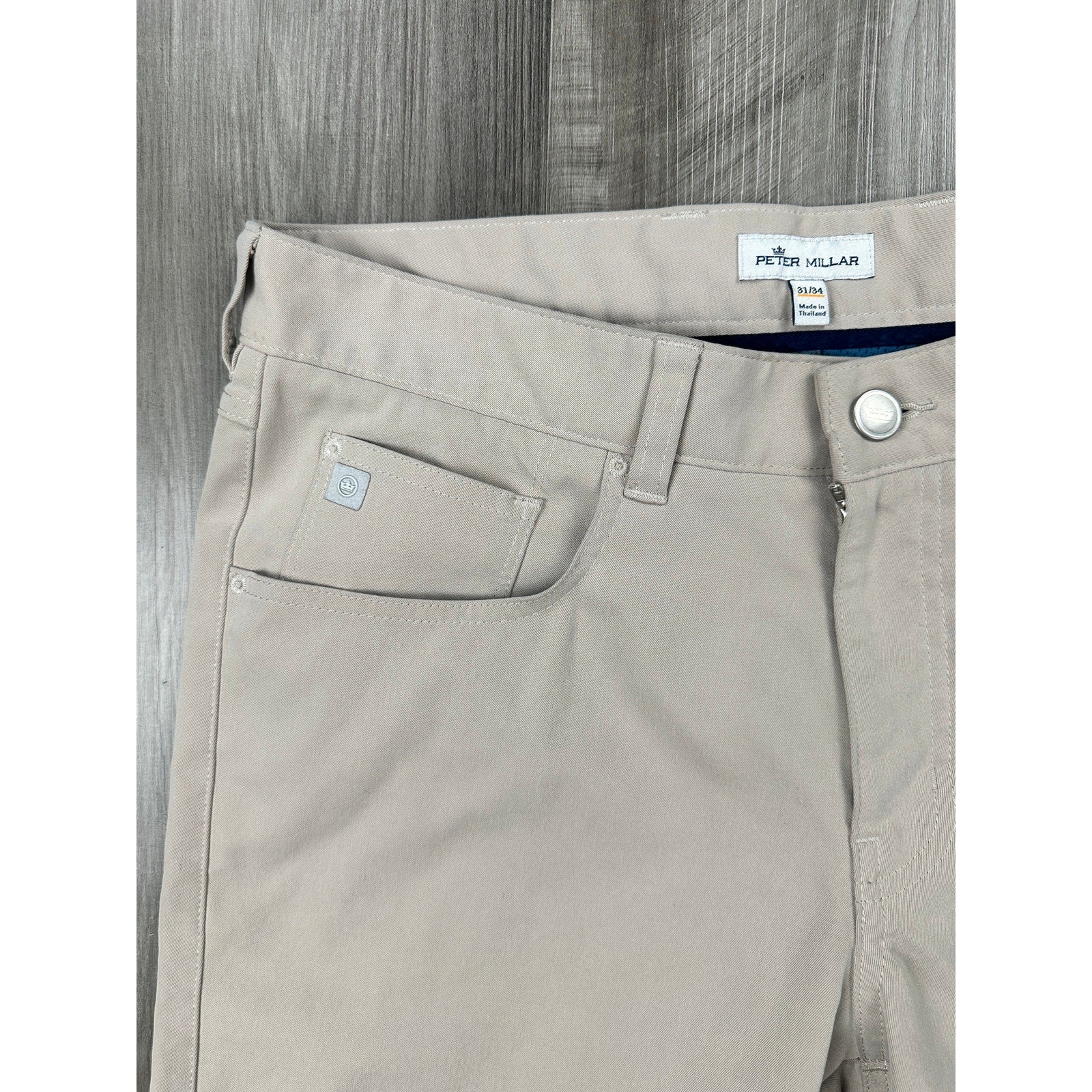 Peter Millar eb66 Performance 5 Pocket Pants Khaki — 31x34