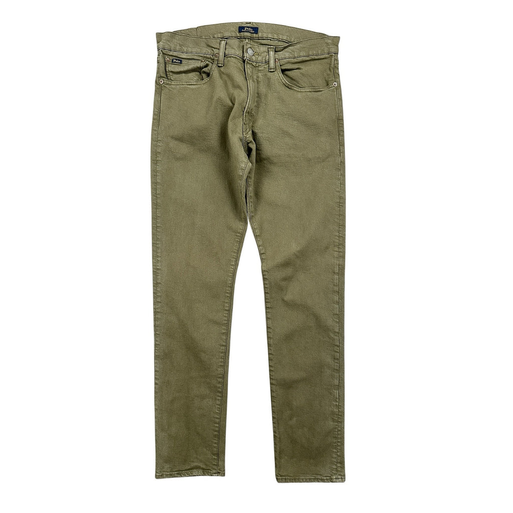 Polo Ralph Lauren The Sullivan Slim Jeans in Olive Khaki — Size 32x32 // Preowned