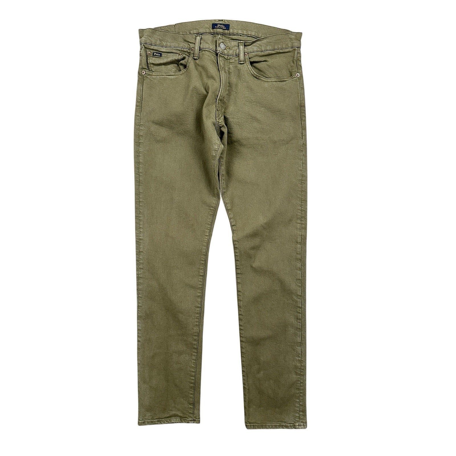 Polo Ralph Lauren The Sullivan Slim Jeans in Olive Khaki — Size 32x32 // Preowned