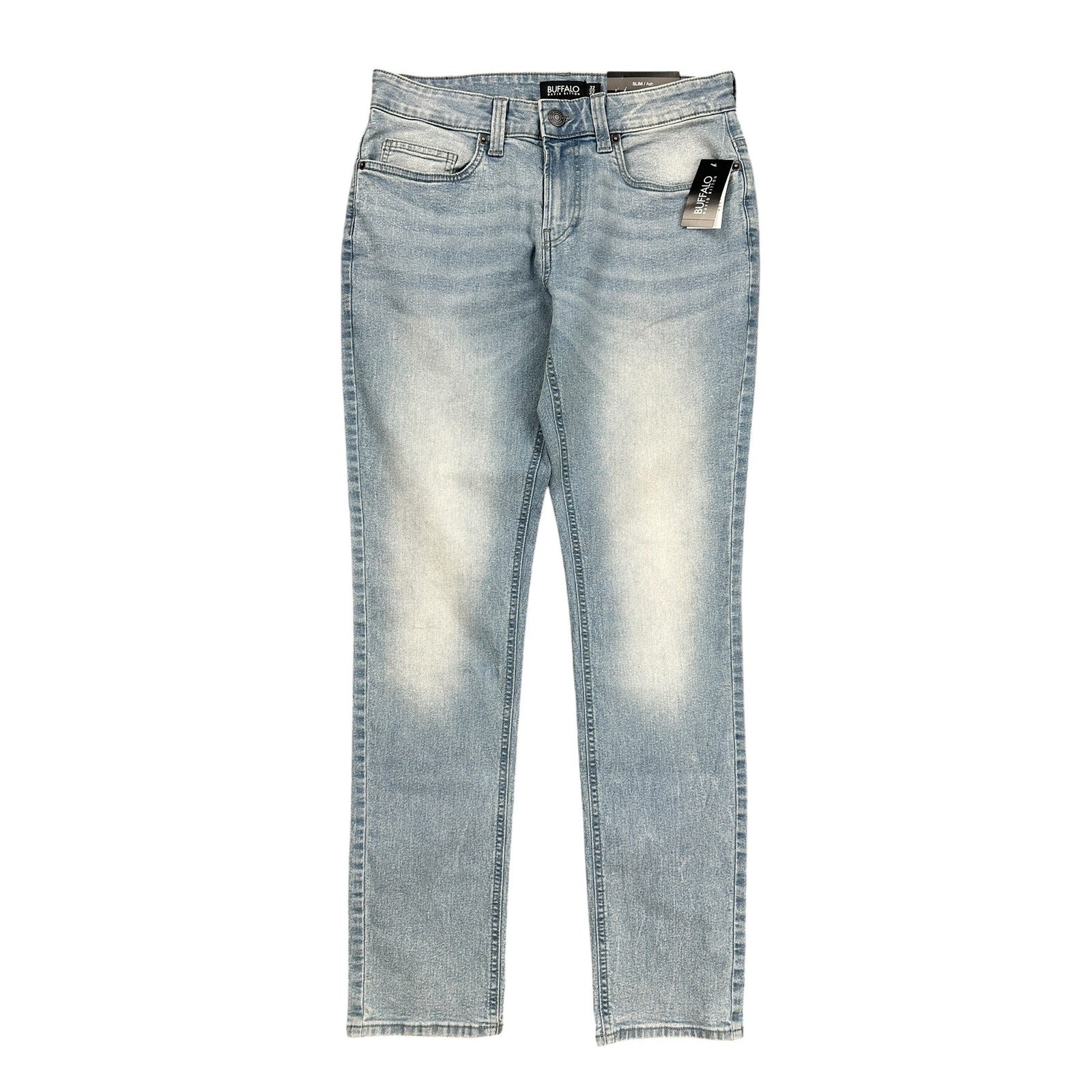 Buffalo David Bitton Ash Slim Fit Vintage Wash Jeans — 32x32