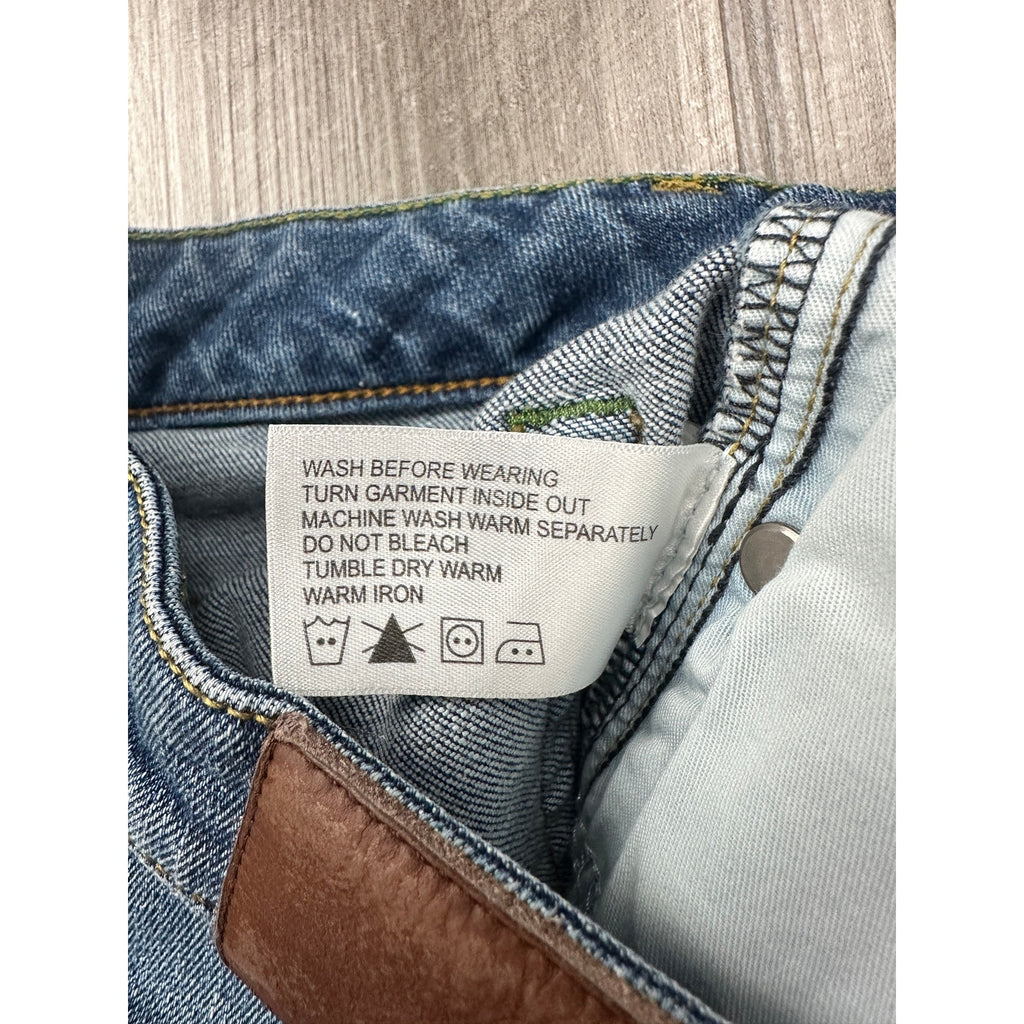 Orvis Five Pocket Straight Leg Stretch Jean in Blue — Size 32x30 // Preowned