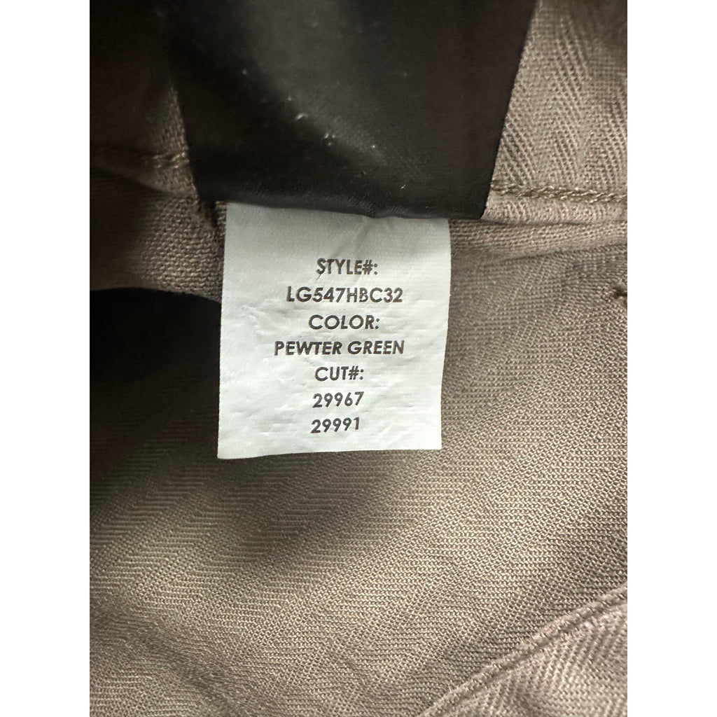 Liverpool Los Angeles The Utility Pant in Pewter Green — Size 31x32