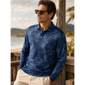 Tommy Bahama Hawaiian Floral Long Sleeve Polo - Large