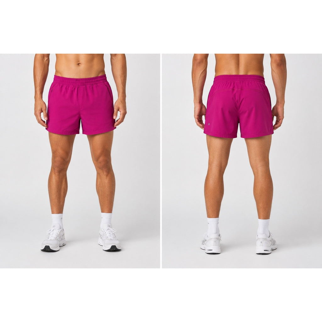 Lululemon Pace Breaker Linerless 5" Shorts in Dramatic Magenta — Size XL // Preowned