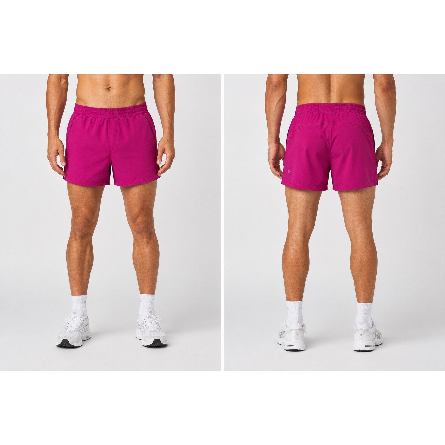 Lululemon Pace Breaker Linerless 5" Shorts in Dramatic Magenta — Size XL // Preowned