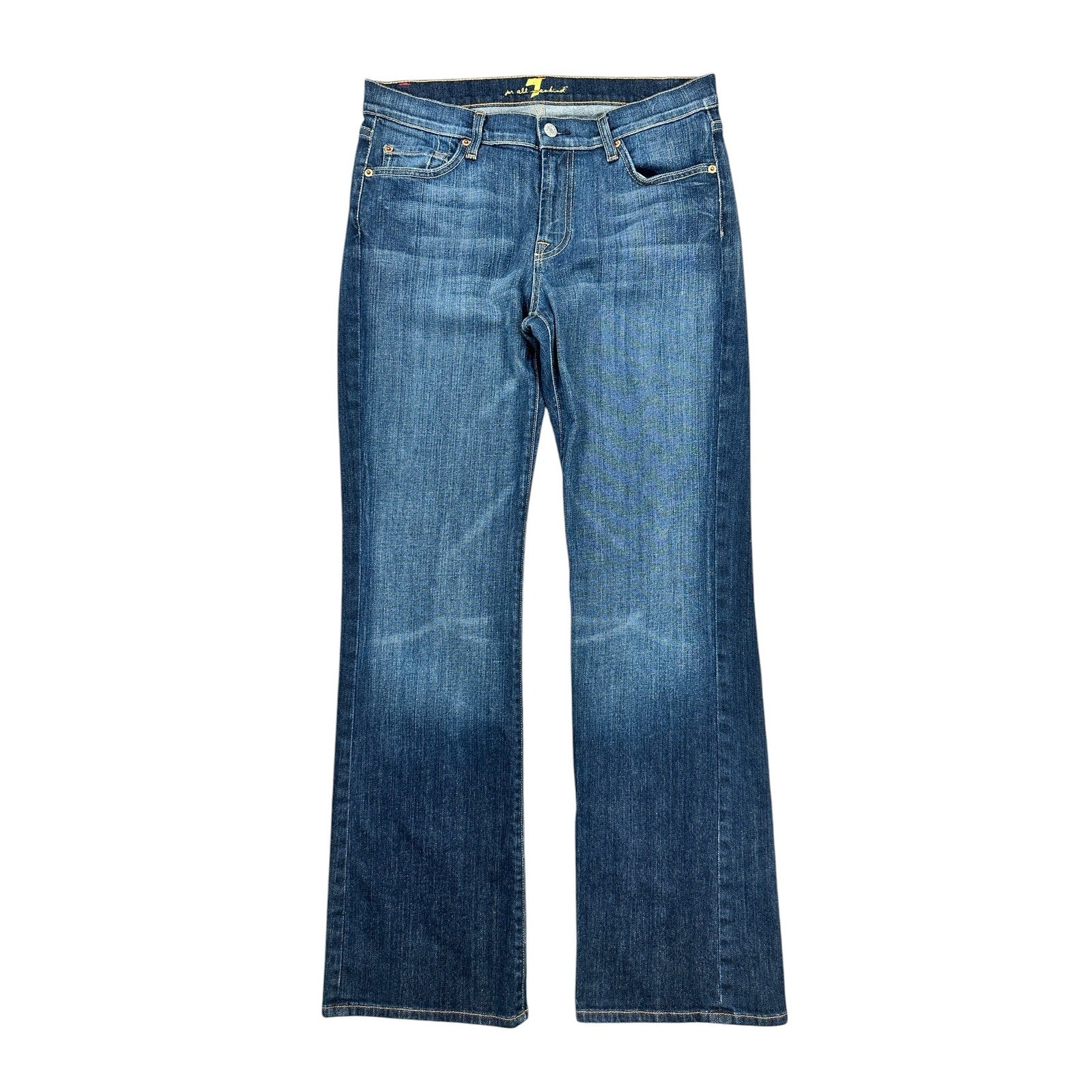 7 For All Mankind Bootcut Jean Made in USA in Blue — Size 32 // Preowned
