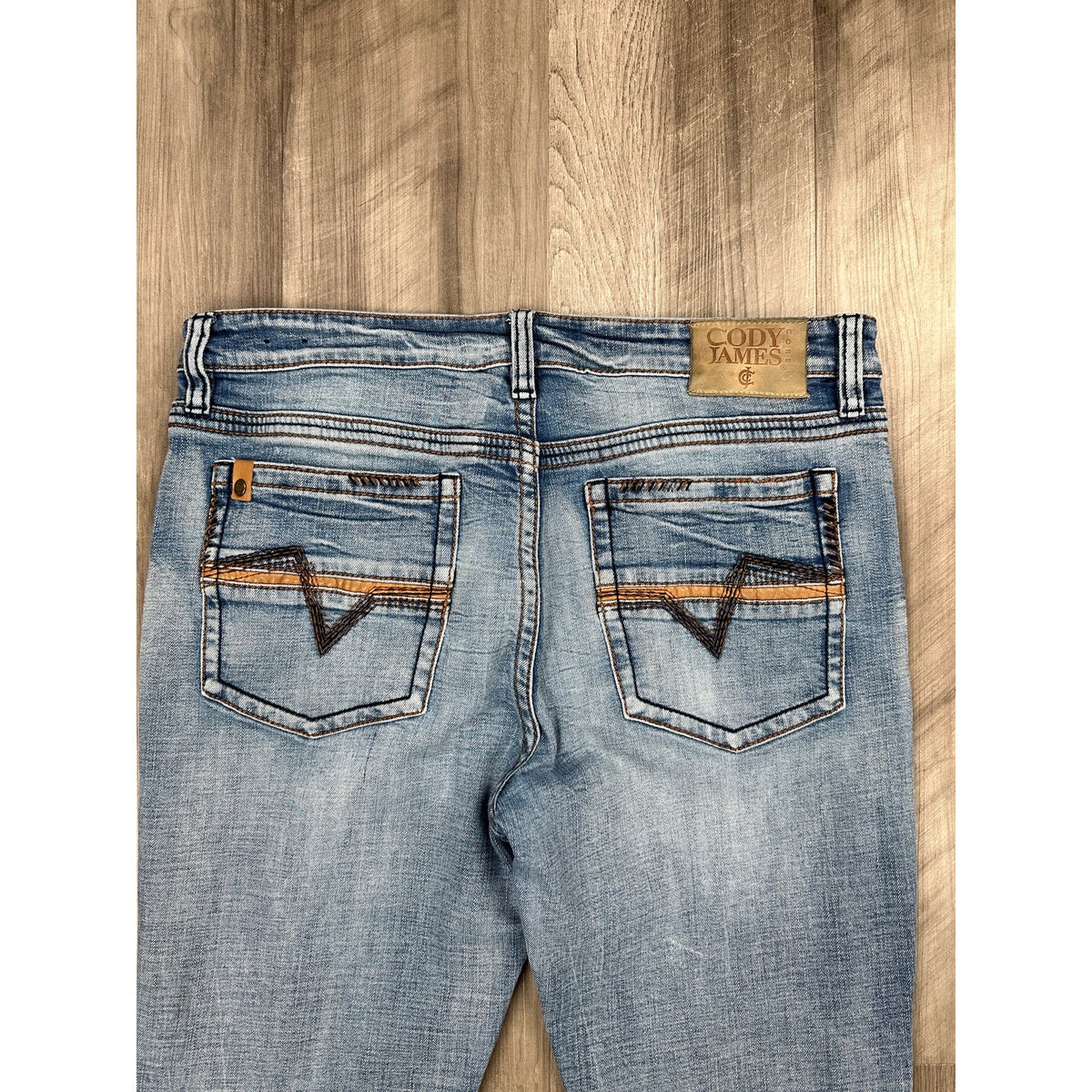 Cody James Wyatt Holt Wash Slim Bootcut Stretch Jeans — Size 34x34 // Preowned