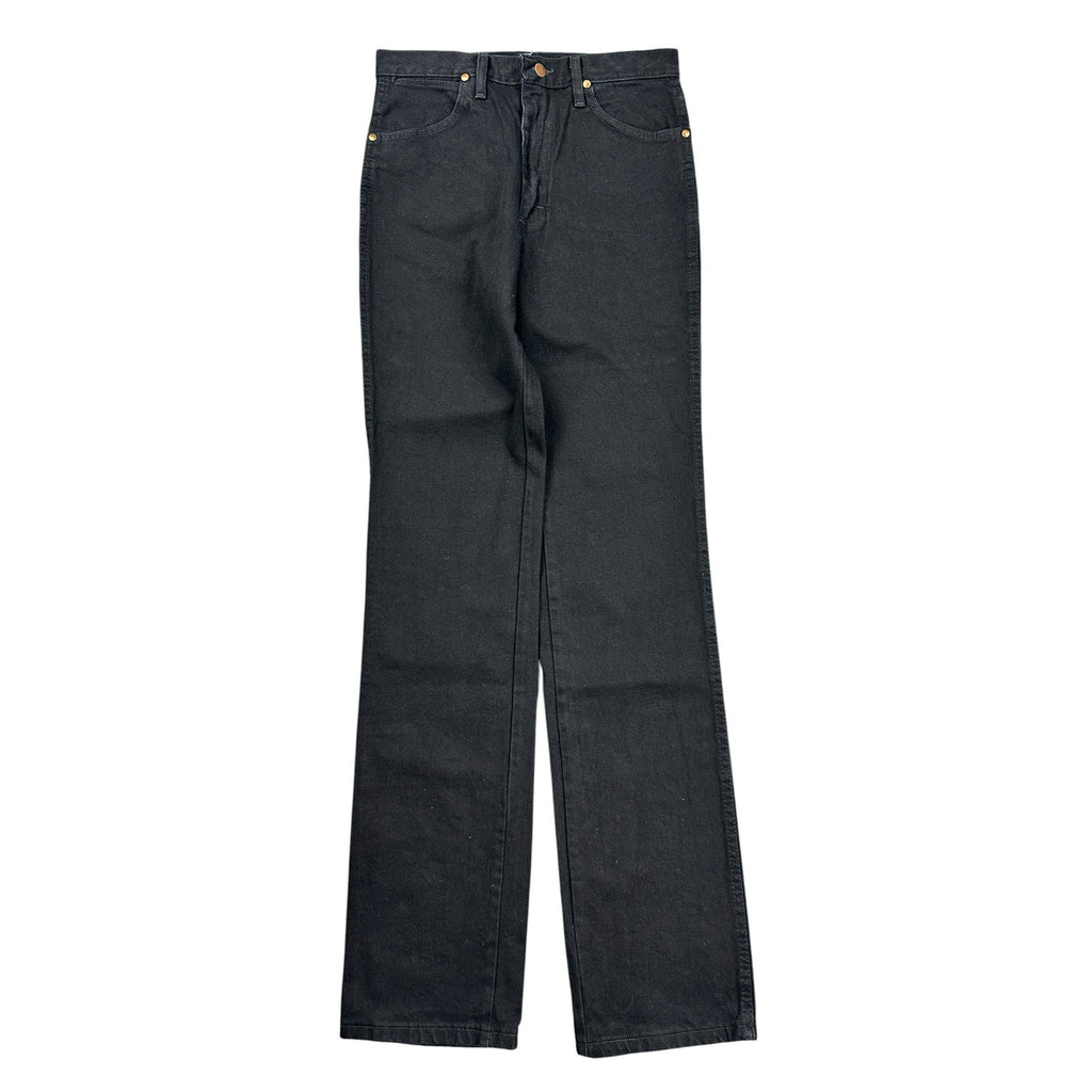 Wrangler Cowboy Cut 936 Slim Fit Black Heavyweight Denim Jeans — 30x38