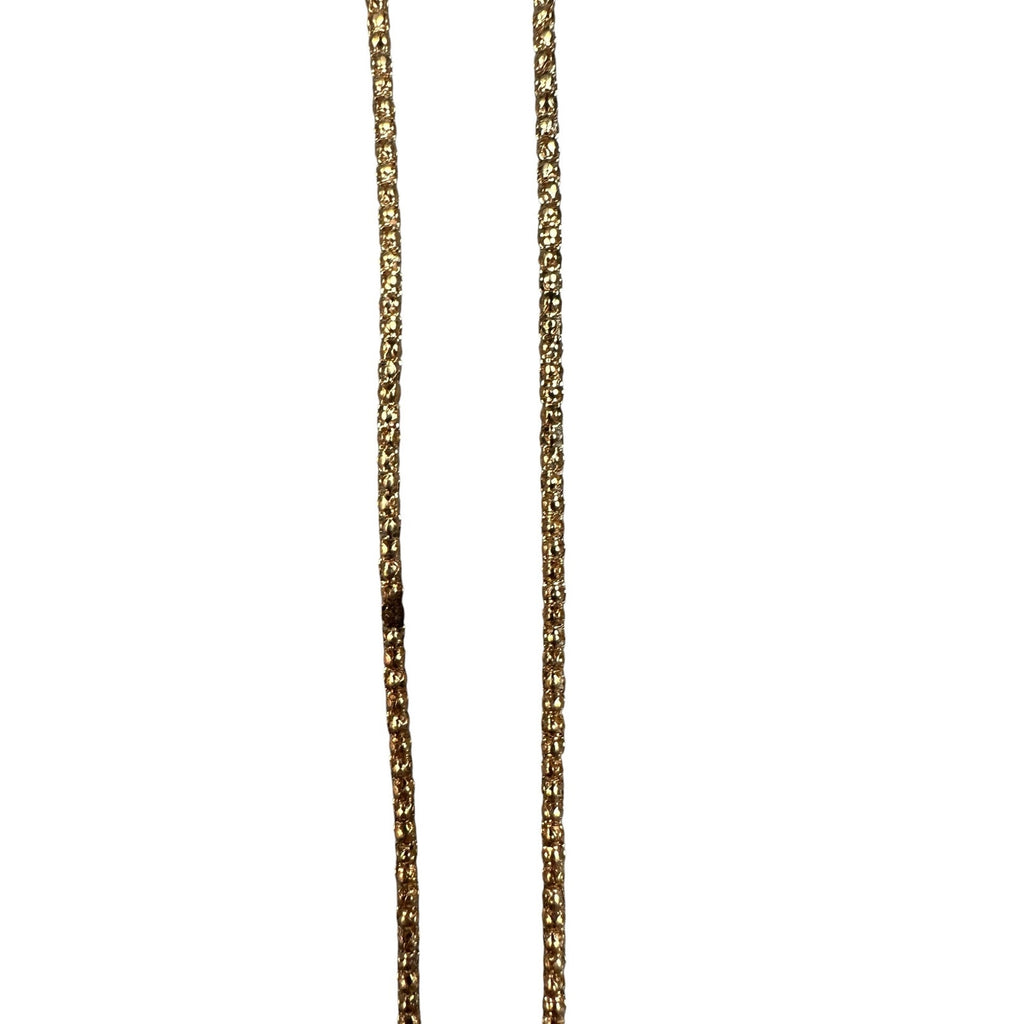 Andrew Christian Skull Necklace in Gold — One Size