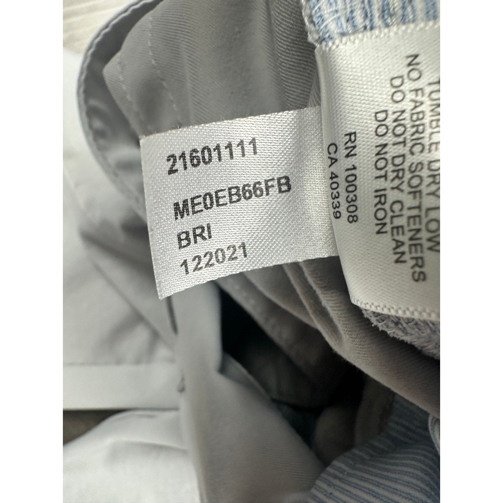 Peter Millar eb66 Performance 5 Pocket Pants in British Grey — Size 33x32 // Preowned