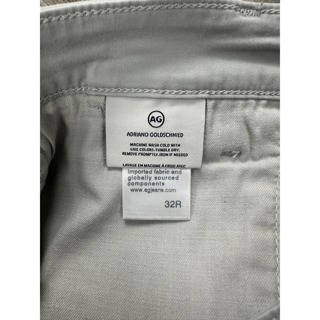 AG Adriano Goldschmied The Wanderer Slim Trouser Chino Shorts in Gray — Size 32R // Preowned