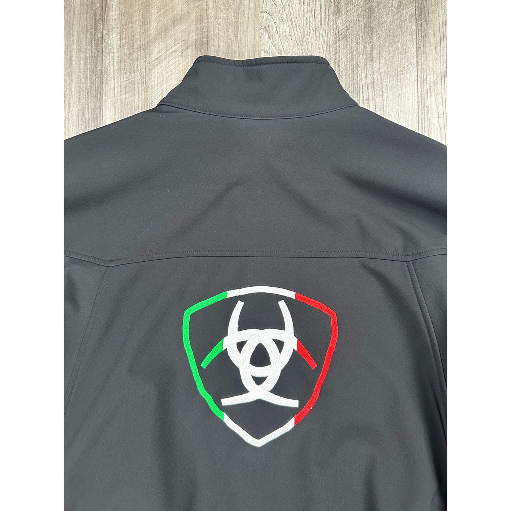 Ariat New Team Logo 2.0 Tek Softshell Mexico Water Resistant Jacket — Size XL // Preowned