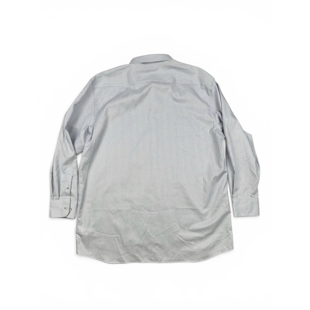 1863 by Eterna Modern Fit Light Blue Micro-Weave Pattern Long Sleeve - 3XL (19)