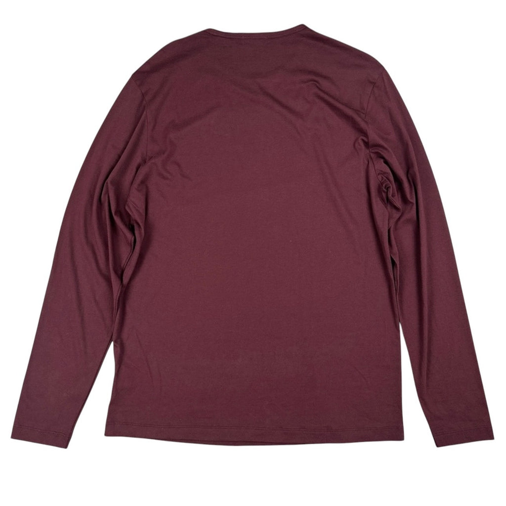 Theory Luxe Cotton Jersey Precise Long Sleeve Tee - Medium