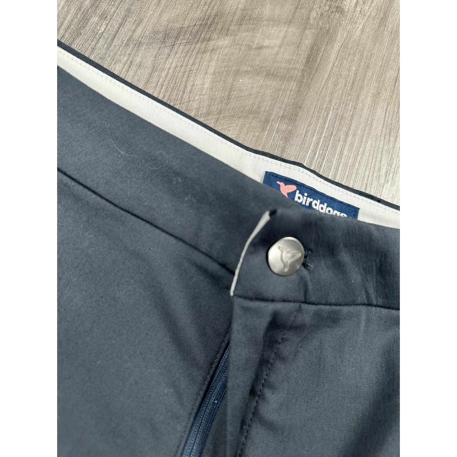 Birddogs Stretch Performance Khakis in Black / Dark Charcoal — Size 34x34 // Preowned