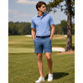 Greyson Montauk Performance Golf Chino Shorts in Slate Navy — Size 34 // Preowned
