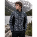 The North Face Activewear Quarter Zip Pullover in Black Gray and White — Size XL // Preowned