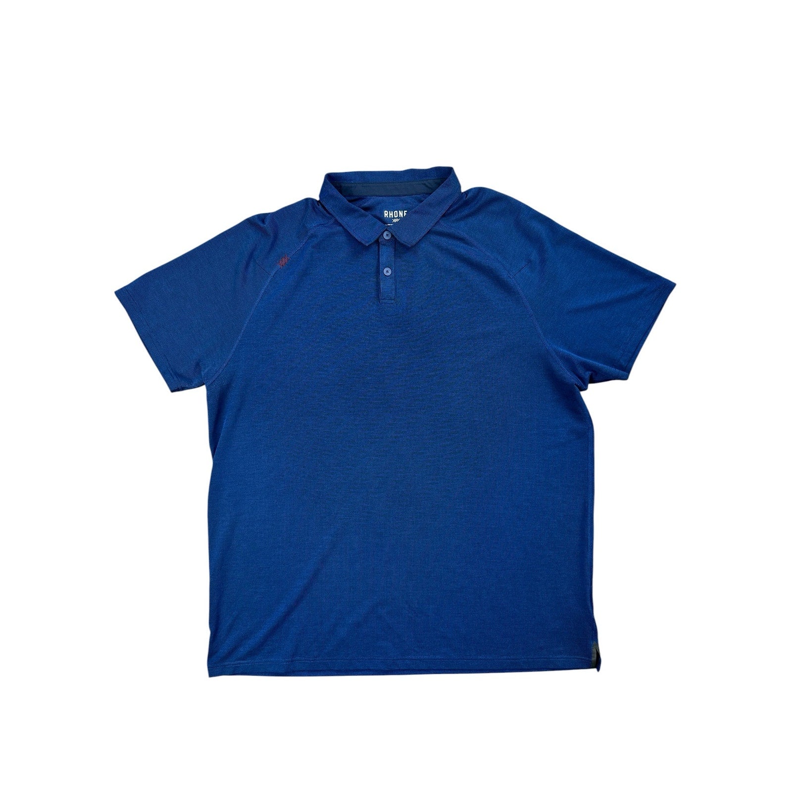 Rhone Delta Pique Performance Polo in Blue — Size 2XL // Preowned