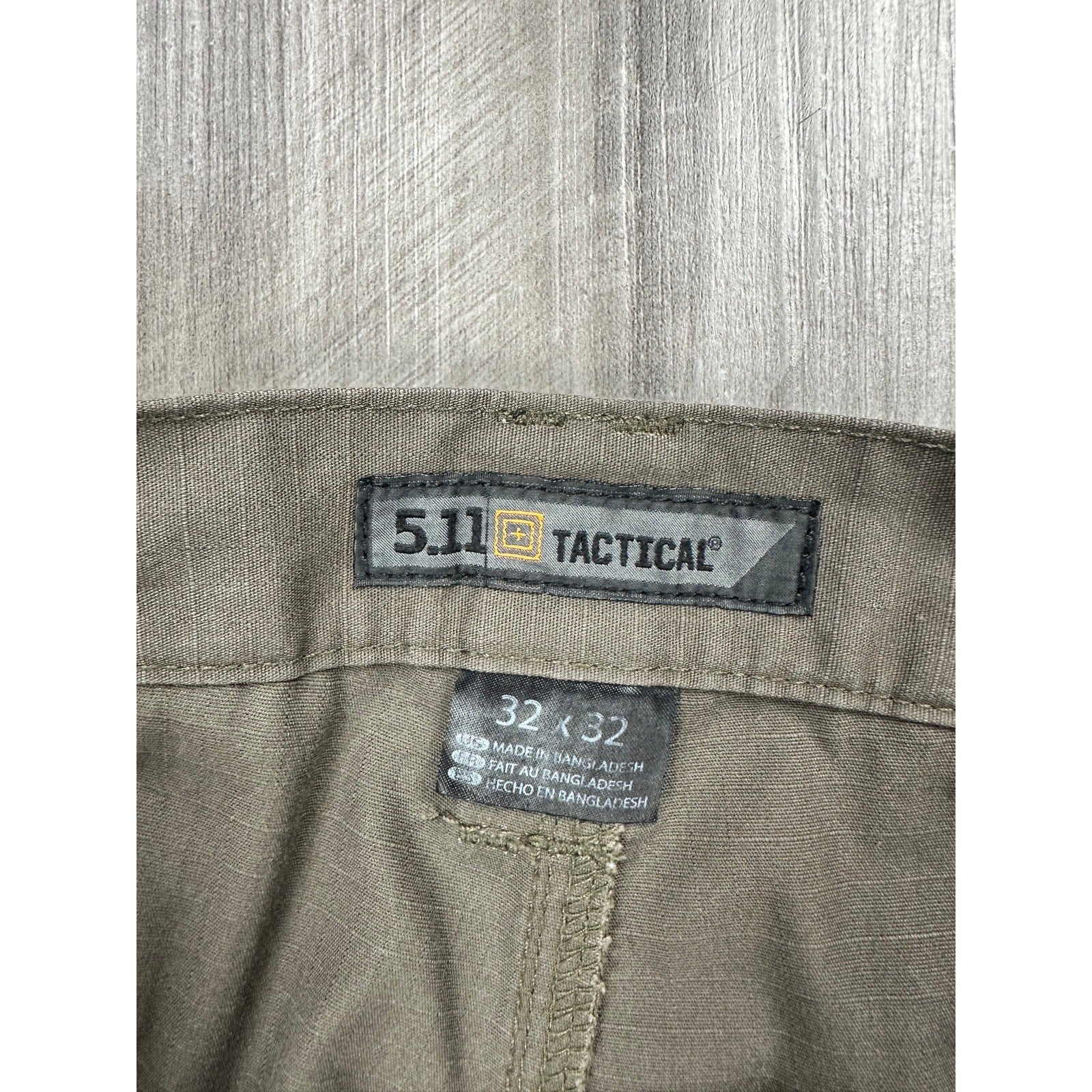 5.11 Tactical Regular Fit Taclite Pro Ripstop Cargo Pants in Olive Brown — Size 32x32 // Preowned