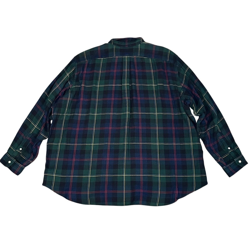Polo Ralph Lauren Classic Soft Flannel Plaid Long Sleeve Button Down - 3XB