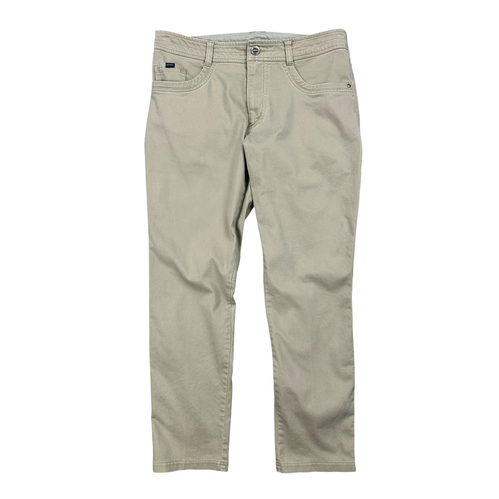 Kuhl Revolt Sweat Pant Performance Chino Pants in Khaki — Size 35x32 // Preowned