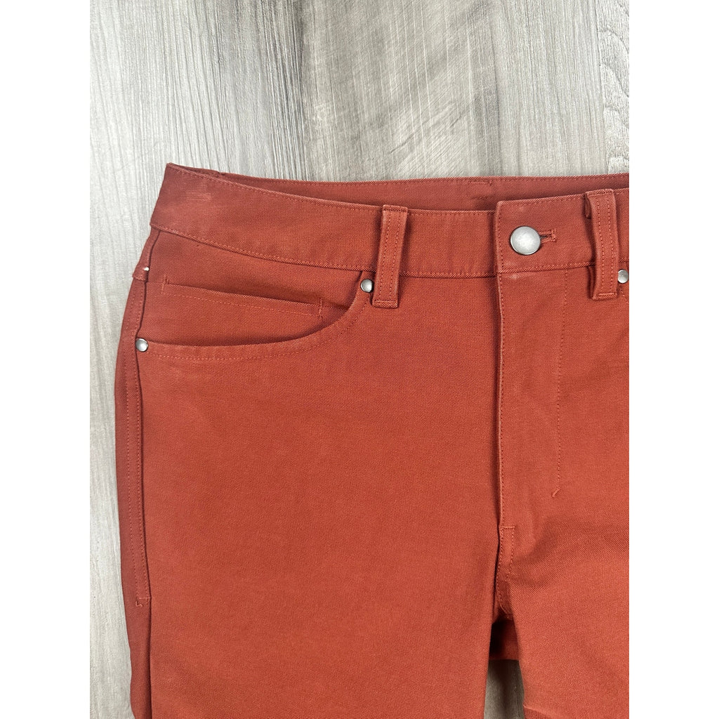 Lululemon ABC Slim Fit 5 Pocket Pant Utilitech in Rust — Size 28 // Preowned