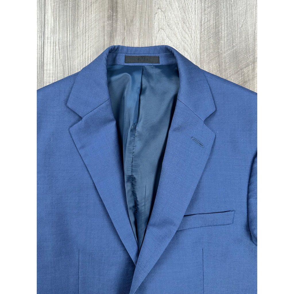 Calvin Klein X Slim Fit Stretch Three Piece Suit in Dark Blue Navy — Size 38R // Preowned