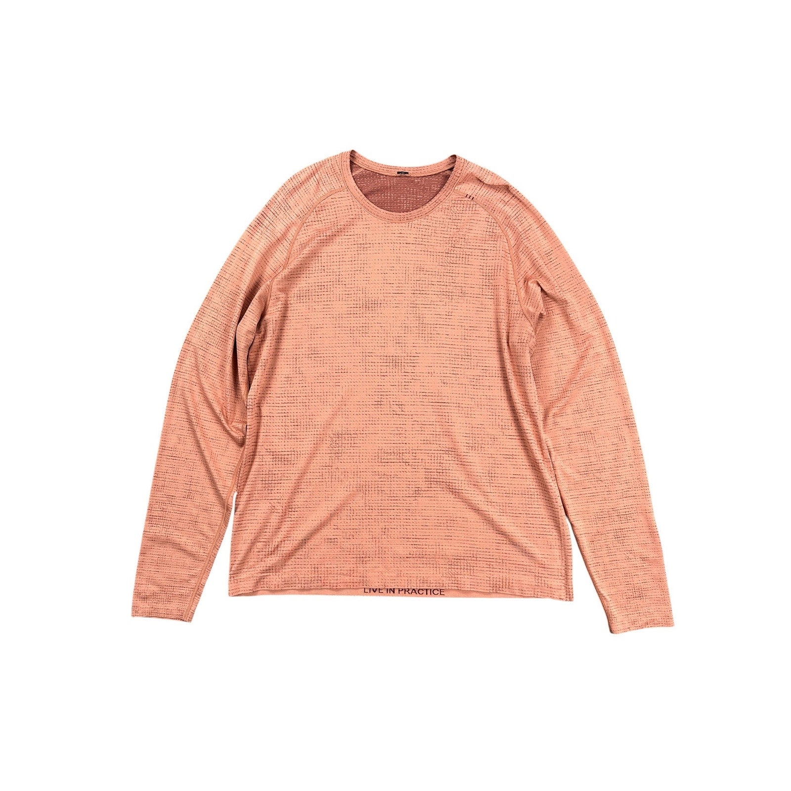 Lululemon Metal Vent Tech Long Sleeve Tee in Peach Orange — Size 2XL // Preowned