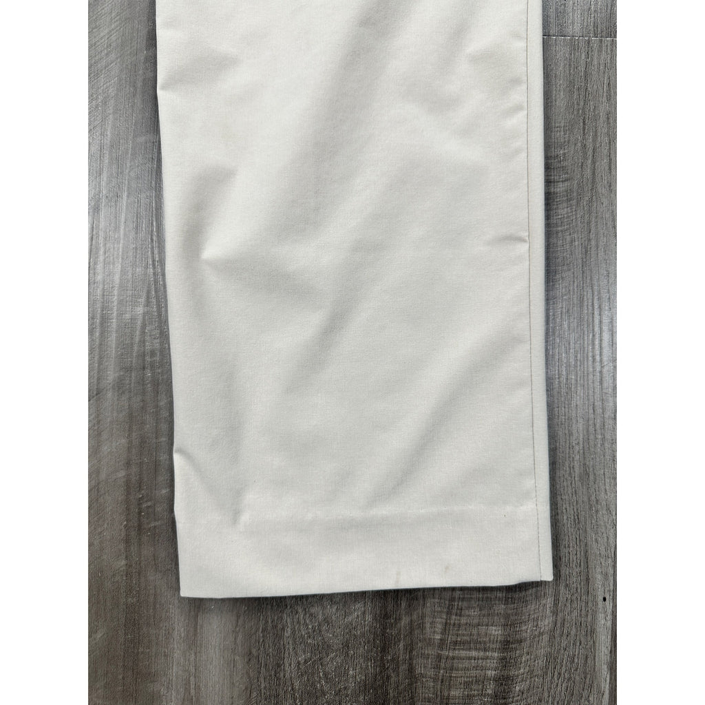Peter Millar Surge Tailored Fit Crown Crafted Trouser Pants in Stone — Size 33x32 // Preowned