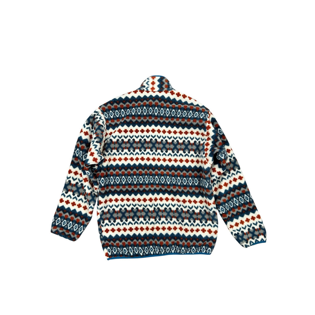 Patagonia Synchilla Snap-T Pullover in Delta Aztec Blue — Size Medium // Preowned