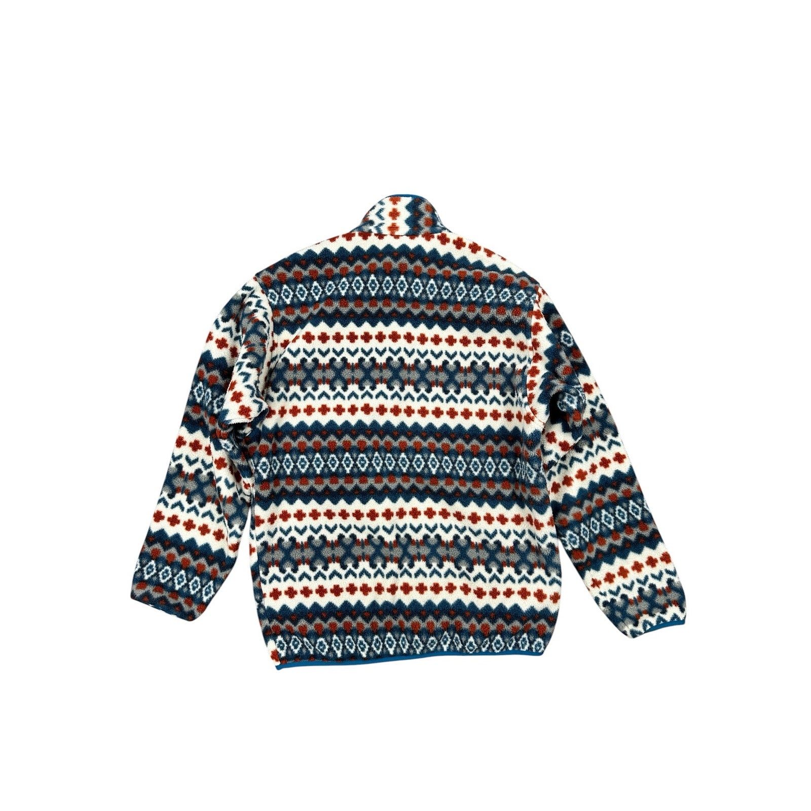 Patagonia Synchilla Snap-T Pullover in Delta Aztec Blue — Size Medium // Preowned