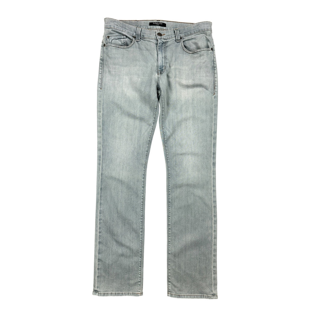 Fidelity Impala Slim Straight Jeans Emerson Blue — Size 33