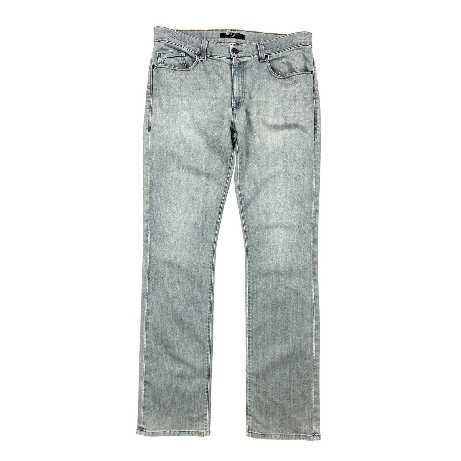 Fidelity Impala Slim Straight Jeans Emerson Blue — Size 33
