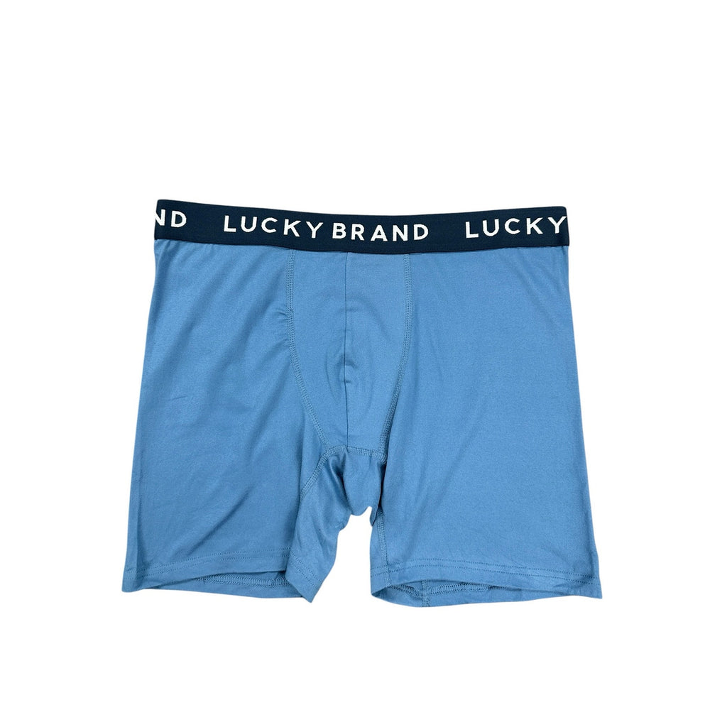 Lucky Brand Essential Soft Contour Pouch Boxer Briefs 4-Pack — Size Large