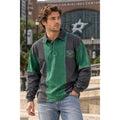 Iron Knights Apparel Vintage Dallas Stars Vertical Rugby Stripe Long Sleeve Polo — Size XL // Preowned