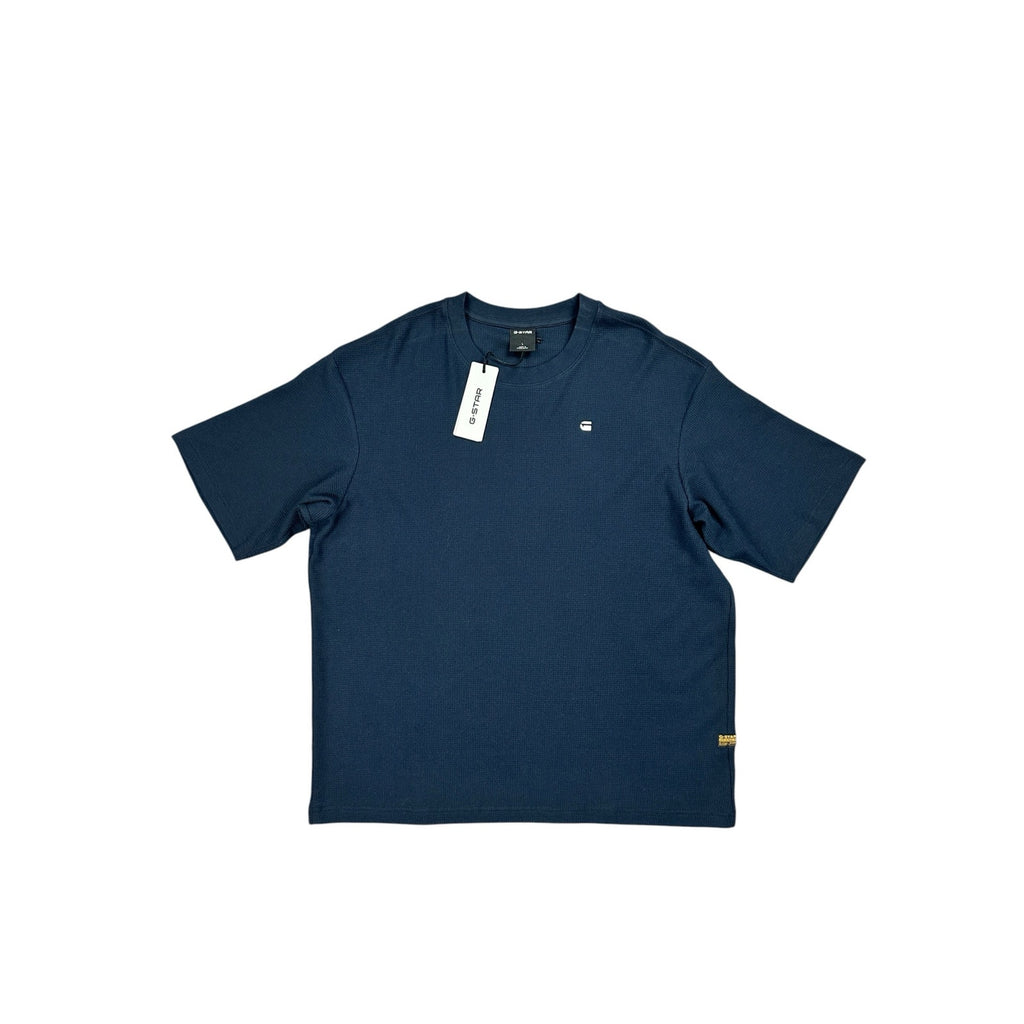 G-Star Structured Boxy Waffle Jersey Knit Tee — Size Large