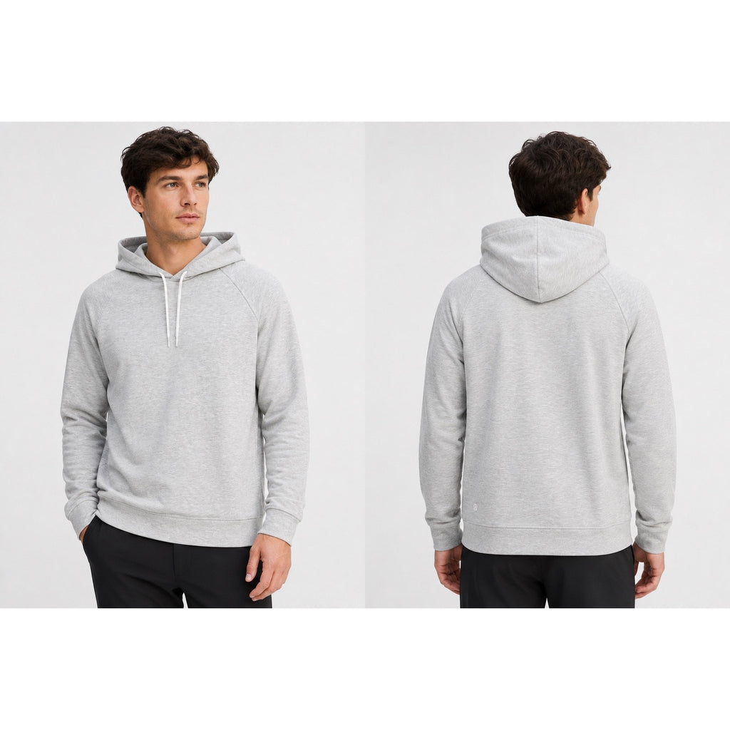 Lululemon City Sweat Pullover Hoodie in Heather Gray — Size XL // Preowned