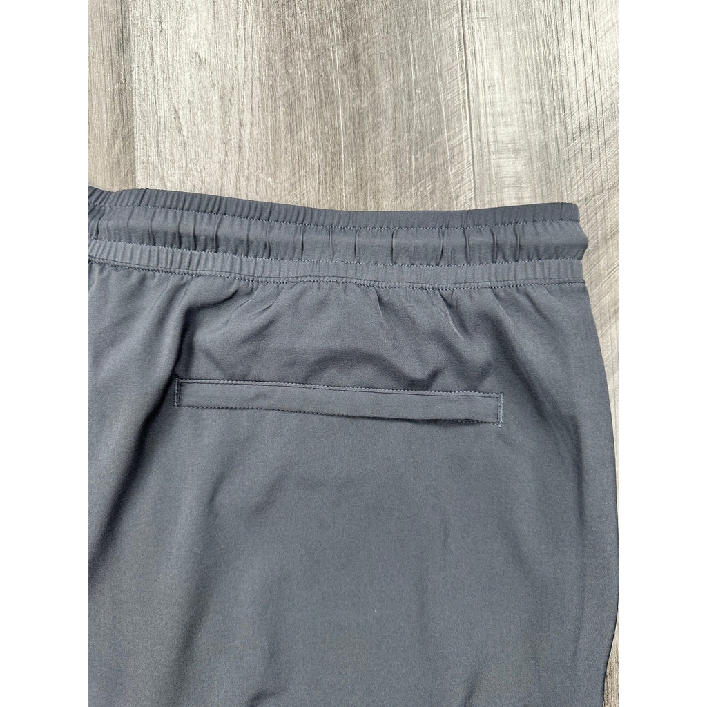 Rhoback The Deadlifts Lined Grit Gym Shorts in Graphite Grey — Size 2XL