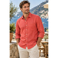 Zodiac Praiano Pure Linen Classic Fit Long Sleeve Shirt — Size 40/15.75 (Medium) // Preowned