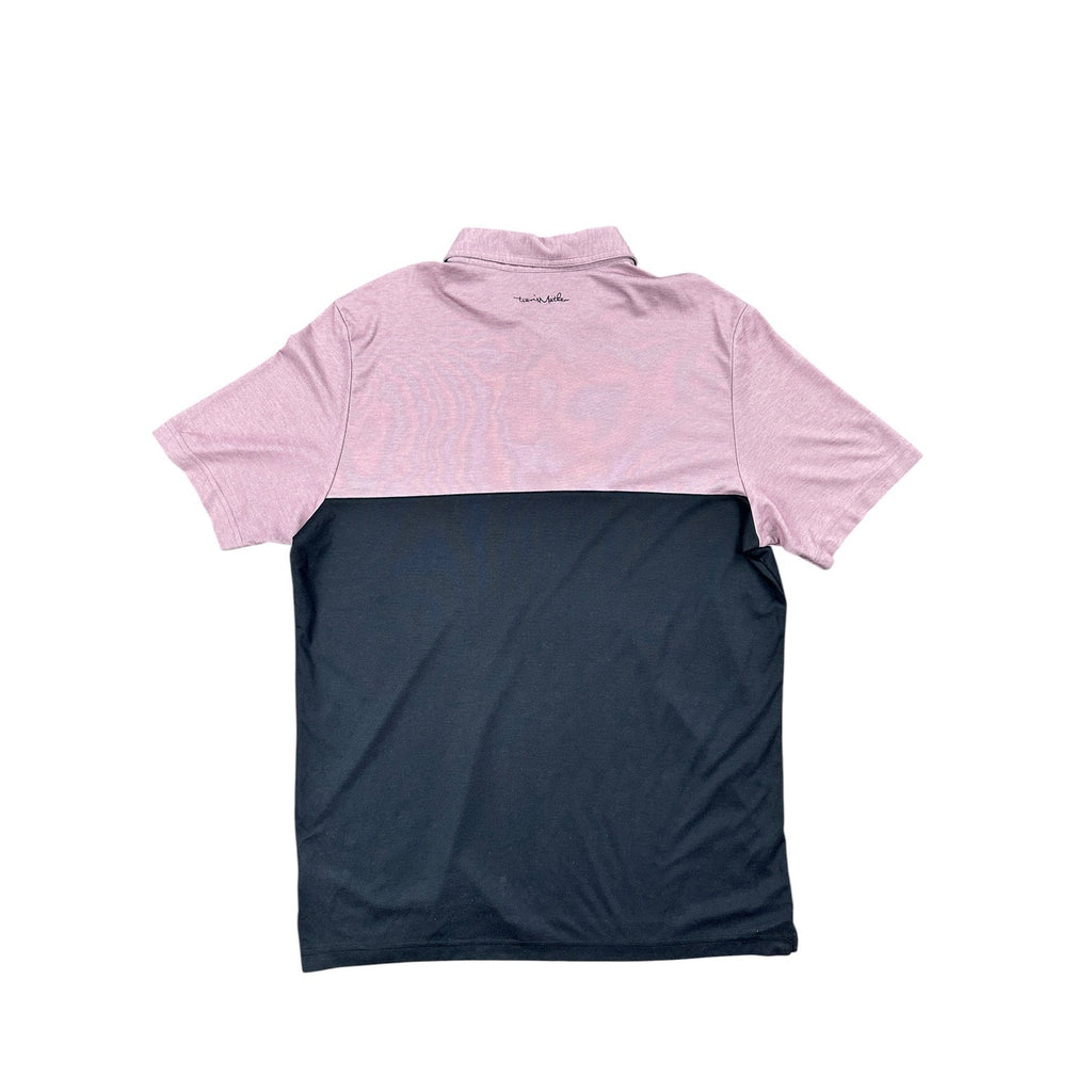 Travis Mathew We Have Fun Golf Polo in Light Purple, Black and Gray — Size XL // Preowned