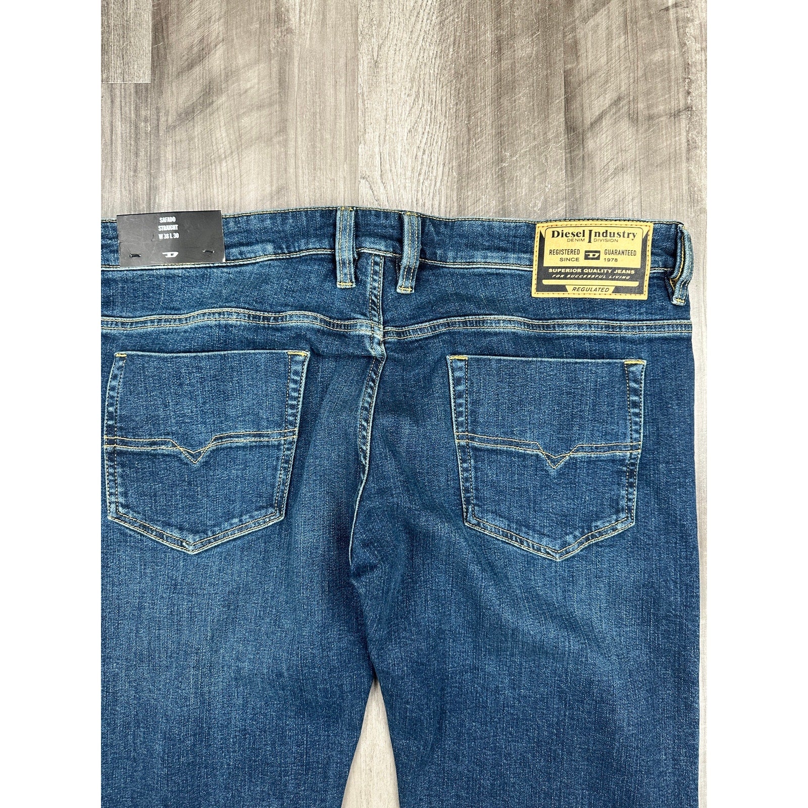 Diesel Safado-X Trouser Denim Jeans in Blue — Size 38x30