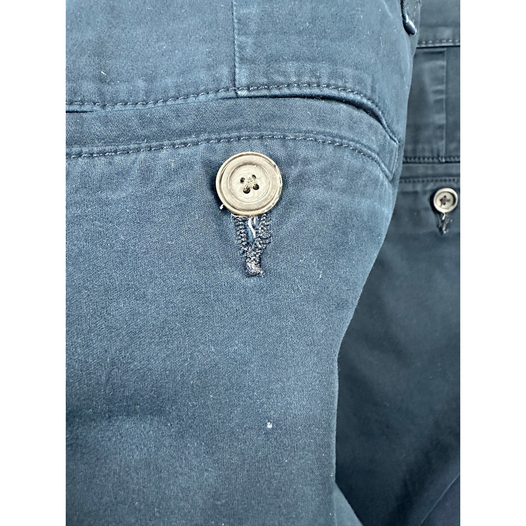 Adriano Goldschmied The Wanderer Chino Shorts in Navy — Size 40R // Preowned