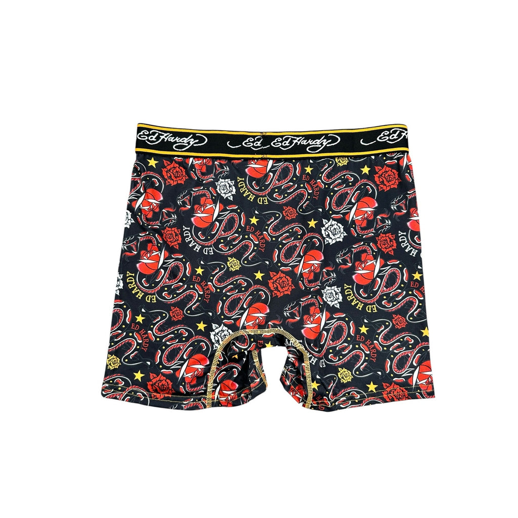 Ed Hardy Performance Boxer Briefs 4-Pack — Size Medium