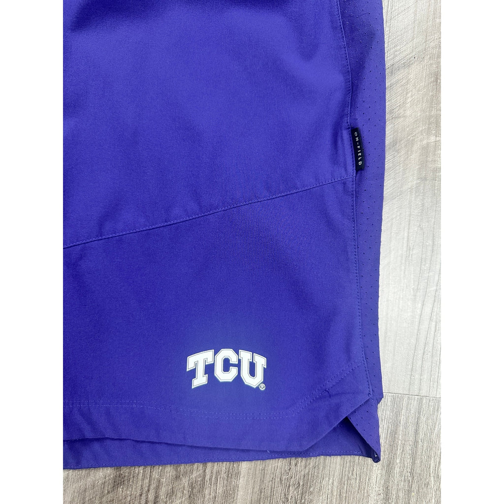 Nike TCU Horned Frogs Dri-FIT On-Field Athletic Shorts in Purple — Size Large // Preowned