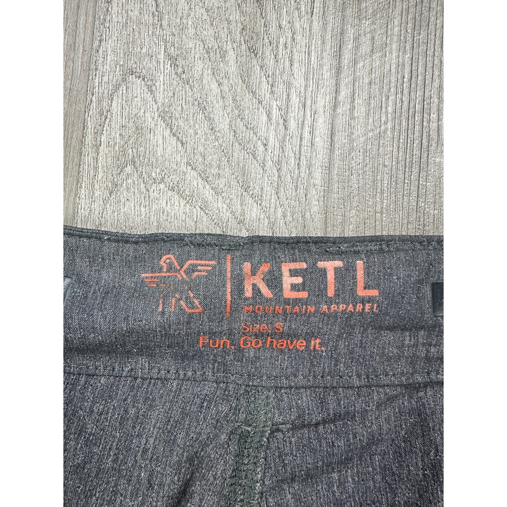 Ketl Mountain Shenanigan Outdoor Shorts in Heather Charcoal — Size Small // Preowned